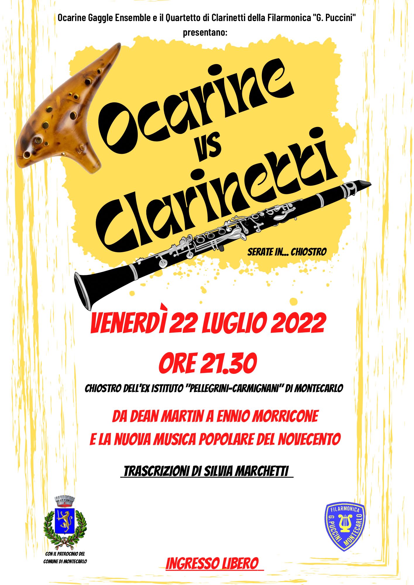 Ocarine vs Clarinetti