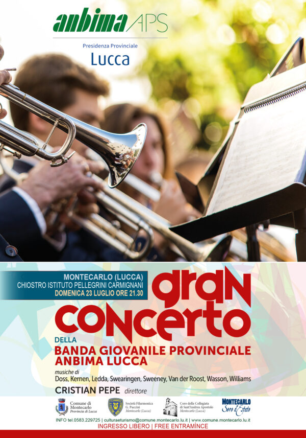 Gran Concerto della Banda Giovanile Provinciale A.N.B.I.M.A. di Lucca