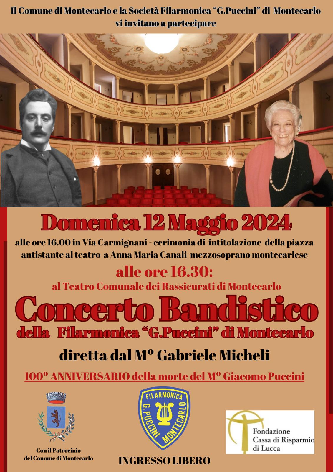 Concerto bandistico del 12 maggio 2024